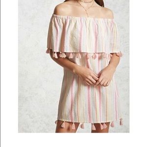 Strapless summer dress